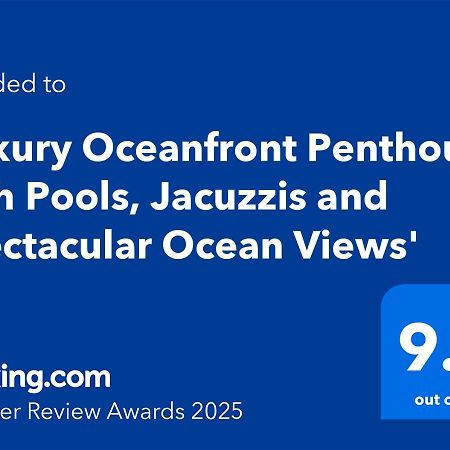 Appartamento 'Luxury Oceanfront Penthouse With Pools, Jacuzzis And Spectacular Ocean Views' Rosarito Esterno foto